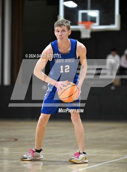 Thumbnail 3 in Paradise Adventist Academy vs. Mesa Verde (Sac Adventist Holiday Invitational) photogallery.