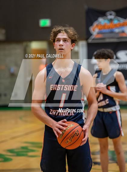 Thumbnail 1 in Ferris vs. Eastside Catholic (Hardwood Invite 1st Round) photogallery.