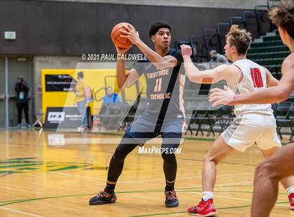 Thumbnail 2 in Ferris vs. Eastside Catholic (Hardwood Invite 1st Round) photogallery.