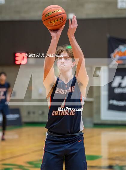 Thumbnail 1 in Ferris vs. Eastside Catholic (Hardwood Invite 1st Round) photogallery.