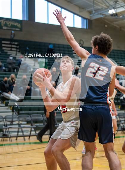 Thumbnail 2 in Ferris vs. Eastside Catholic (Hardwood Invite 1st Round) photogallery.