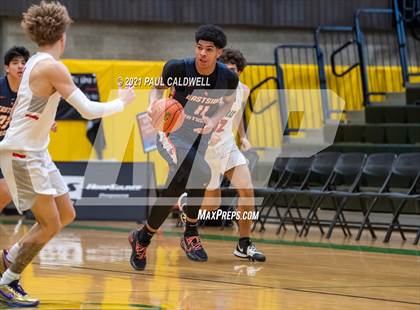 Thumbnail 2 in Ferris vs. Eastside Catholic (Hardwood Invite 1st Round) photogallery.