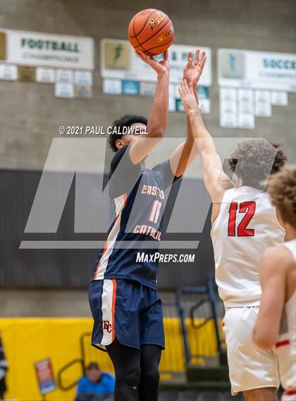 Thumbnail 1 in Ferris vs. Eastside Catholic (Hardwood Invite 1st Round) photogallery.