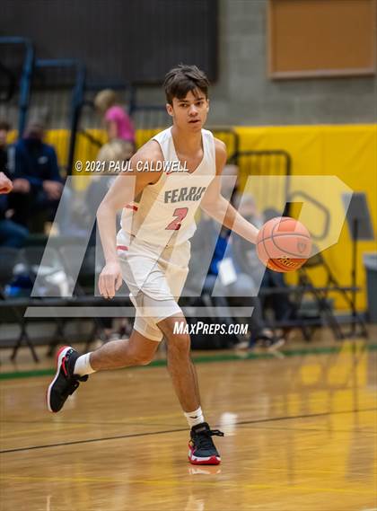 Thumbnail 1 in Ferris vs. Eastside Catholic (Hardwood Invite 1st Round) photogallery.