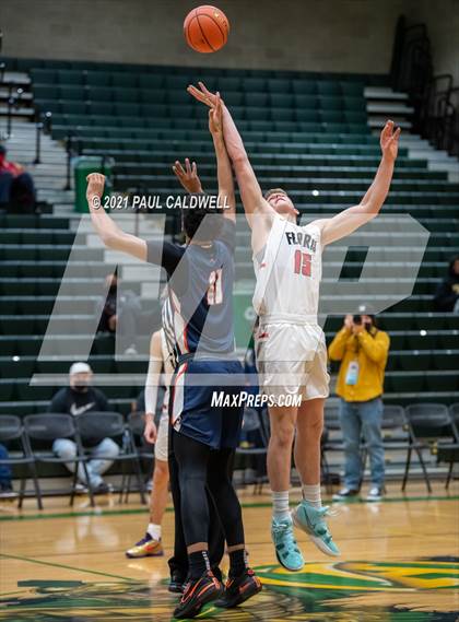 Thumbnail 2 in Ferris vs. Eastside Catholic (Hardwood Invite 1st Round) photogallery.