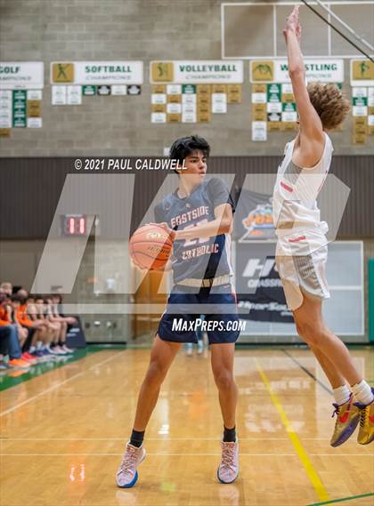 Thumbnail 2 in Ferris vs. Eastside Catholic (Hardwood Invite 1st Round) photogallery.