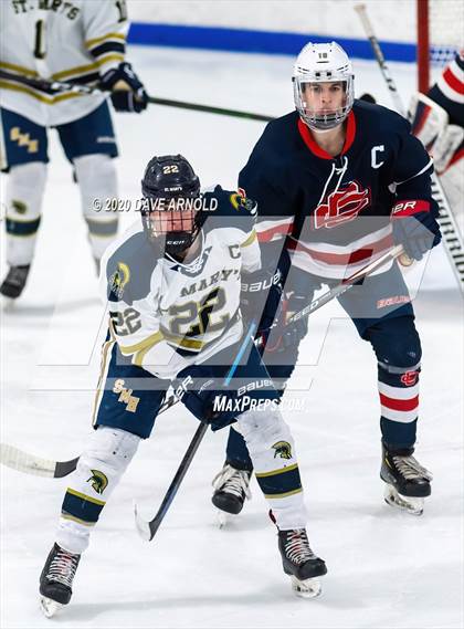 Thumbnail 3 in St. Mary's @ Central Catholic (MIAA Division 1 North 1st Round) photogallery.