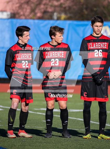 Thumbnail 1 in Monroe-Woodbury vs. Clarence (NYSPHSAA Class AA Final) photogallery.