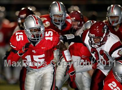 Thumbnail 2 in Rancho Verde vs. Colton (SS CIF Central Division Final) photogallery.