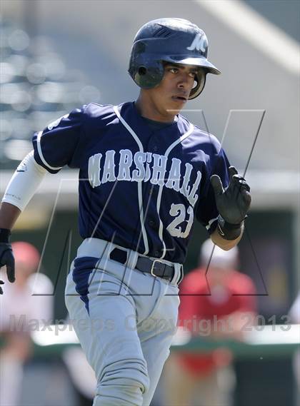 Thumbnail 2 in Cleveland vs. Marshall (CIF City D1 Semi-Final) photogallery.
