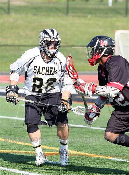 Thumbnail 2 in Patchogue-Medford @ Sachem North (Section 11 Class A Playoff) photogallery.