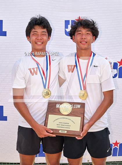 Thumbnail 1 in UIL Tennis Boys 5A & 6A Finals (Awards) photogallery.