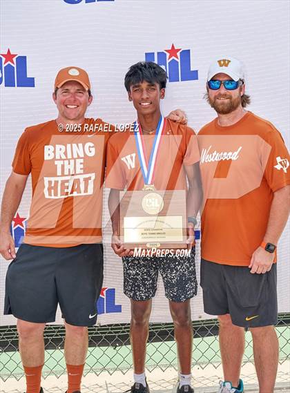 Thumbnail 2 in UIL Tennis Boys 5A & 6A Finals (Awards) photogallery.