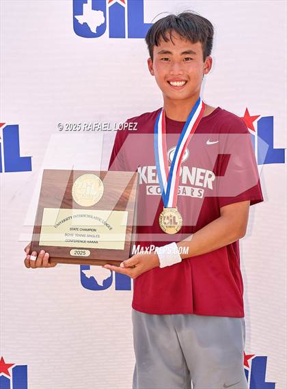 Thumbnail 2 in UIL Tennis Boys 5A & 6A Finals (Awards) photogallery.