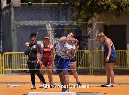 Thumbnail 3 in CIF NCS Masters Track and Field Championships (Girls Shot Put)  photogallery.