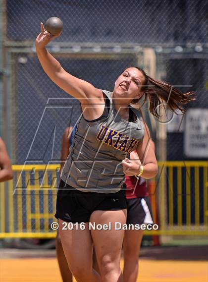 Thumbnail 3 in CIF NCS Masters Track and Field Championships (Girls Shot Put)  photogallery.