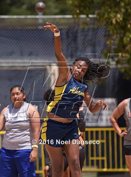 Thumbnail 1 in CIF NCS Masters Track and Field Championships (Girls Shot Put)  photogallery.