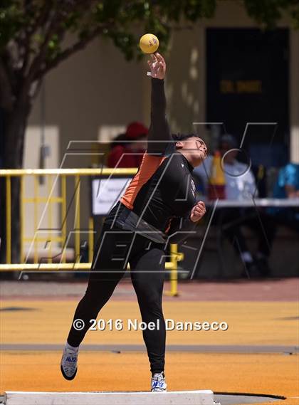 Thumbnail 3 in CIF NCS Masters Track and Field Championships (Girls Shot Put)  photogallery.