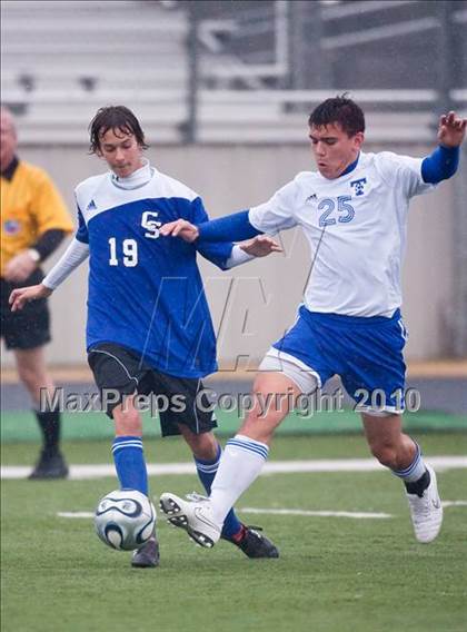 Thumbnail 2 in Taylor vs Clear Springs (Pearland ISD Soccer Shootout) photogallery.