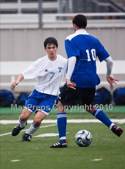 Thumbnail 3 in Taylor vs Clear Springs (Pearland ISD Soccer Shootout) photogallery.