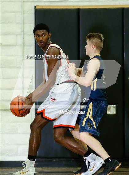 Thumbnail 2 in Santa Clara vs Beverly Hills  (West Valley Thanksgiving Tip-Off Classic) photogallery.