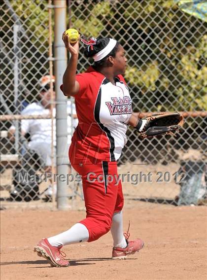 Thumbnail 2 in Redlands East Valley vs St. Lucy's (Brea Tournament) photogallery.