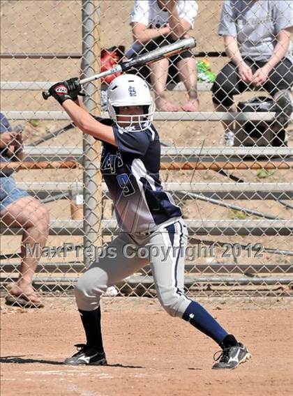 Thumbnail 3 in Redlands East Valley vs St. Lucy's (Brea Tournament) photogallery.