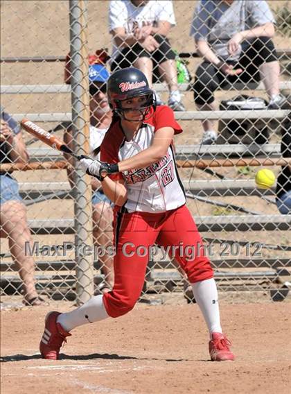Thumbnail 2 in Redlands East Valley vs St. Lucy's (Brea Tournament) photogallery.