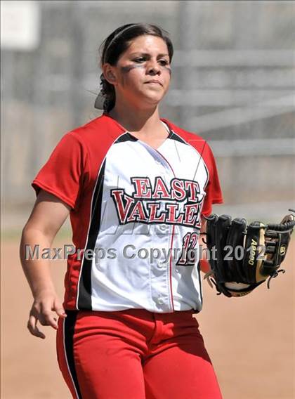 Thumbnail 1 in Redlands East Valley vs St. Lucy's (Brea Tournament) photogallery.