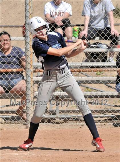 Thumbnail 2 in Redlands East Valley vs St. Lucy's (Brea Tournament) photogallery.