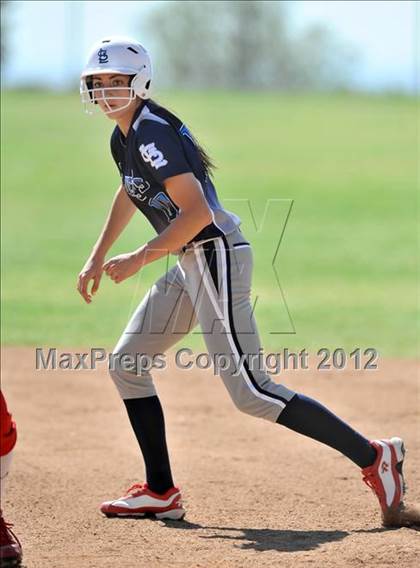 Thumbnail 3 in Redlands East Valley vs St. Lucy's (Brea Tournament) photogallery.