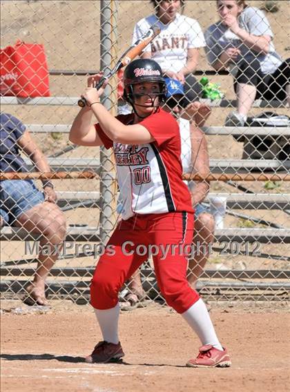 Thumbnail 2 in Redlands East Valley vs St. Lucy's (Brea Tournament) photogallery.