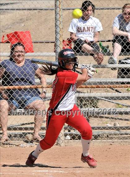 Thumbnail 2 in Redlands East Valley vs St. Lucy's (Brea Tournament) photogallery.