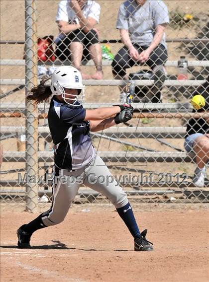 Thumbnail 2 in Redlands East Valley vs St. Lucy's (Brea Tournament) photogallery.