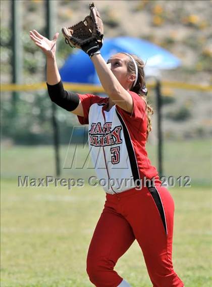 Thumbnail 3 in Redlands East Valley vs St. Lucy's (Brea Tournament) photogallery.