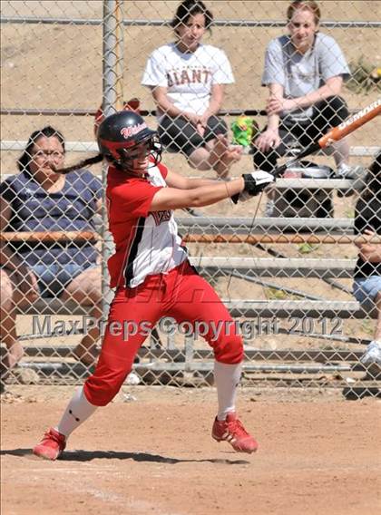 Thumbnail 3 in Redlands East Valley vs St. Lucy's (Brea Tournament) photogallery.