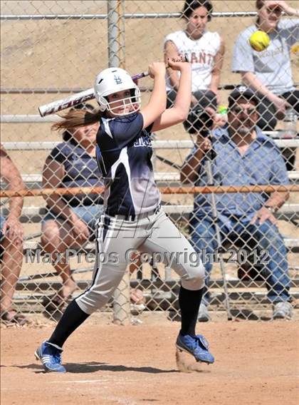 Thumbnail 3 in Redlands East Valley vs St. Lucy's (Brea Tournament) photogallery.