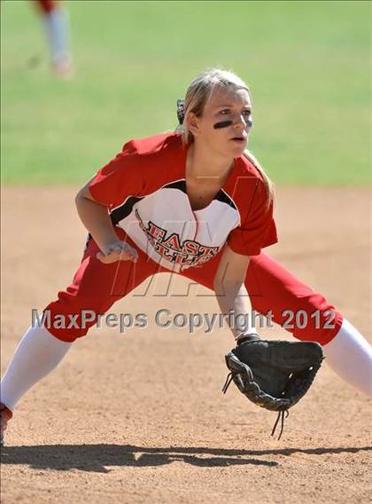 Thumbnail 2 in Redlands East Valley vs St. Lucy's (Brea Tournament) photogallery.