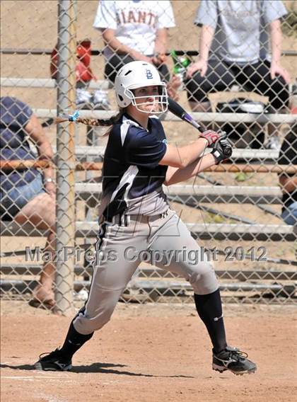 Thumbnail 1 in Redlands East Valley vs St. Lucy's (Brea Tournament) photogallery.