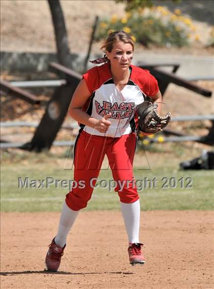 Thumbnail 1 in Redlands East Valley vs St. Lucy's (Brea Tournament) photogallery.