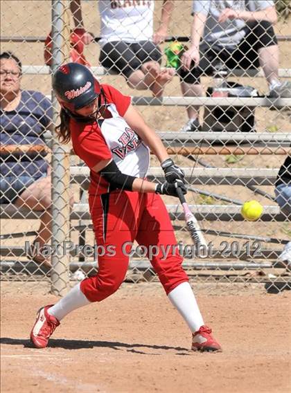 Thumbnail 3 in Redlands East Valley vs St. Lucy's (Brea Tournament) photogallery.