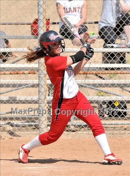 Thumbnail 1 in Redlands East Valley vs St. Lucy's (Brea Tournament) photogallery.