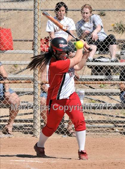 Thumbnail 1 in Redlands East Valley vs St. Lucy's (Brea Tournament) photogallery.