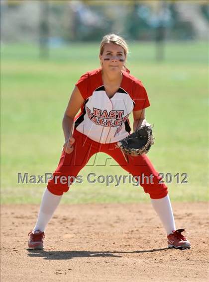 Thumbnail 2 in Redlands East Valley vs St. Lucy's (Brea Tournament) photogallery.