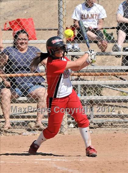 Thumbnail 1 in Redlands East Valley vs St. Lucy's (Brea Tournament) photogallery.