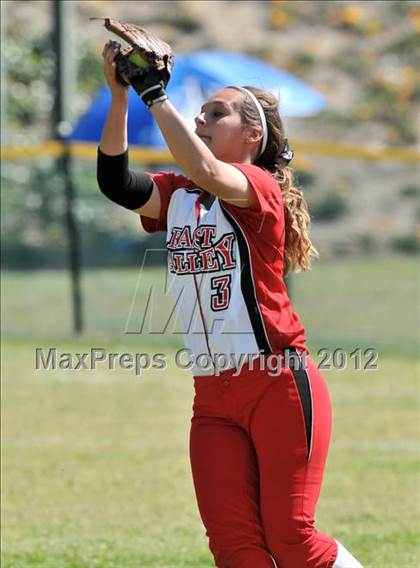 Thumbnail 1 in Redlands East Valley vs St. Lucy's (Brea Tournament) photogallery.