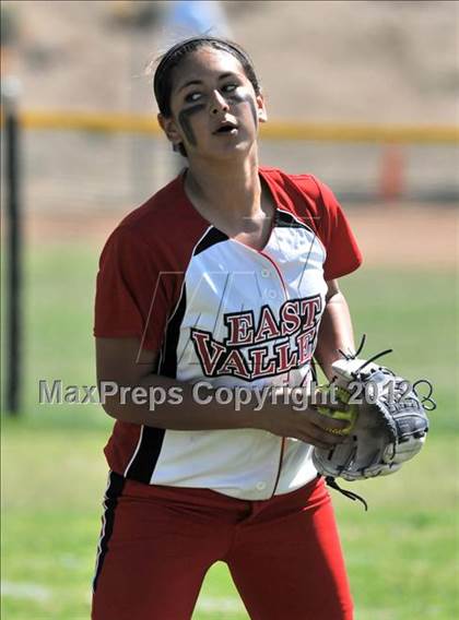 Thumbnail 3 in Redlands East Valley vs St. Lucy's (Brea Tournament) photogallery.