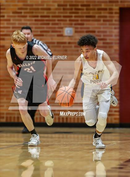 Thumbnail 2 in Genesis Prep Academy vs Wallace (A1D1 Districts Playoffs) photogallery.
