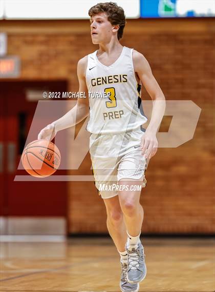 Thumbnail 2 in Genesis Prep Academy vs Wallace (A1D1 Districts Playoffs) photogallery.