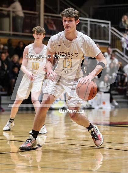 Thumbnail 3 in Genesis Prep Academy vs Wallace (A1D1 Districts Playoffs) photogallery.